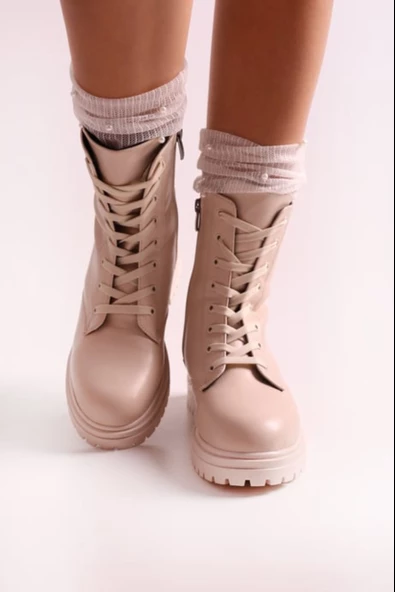 SOLMAZ ALEAH BEJ RENK KADIN POSTAL - Resim 4