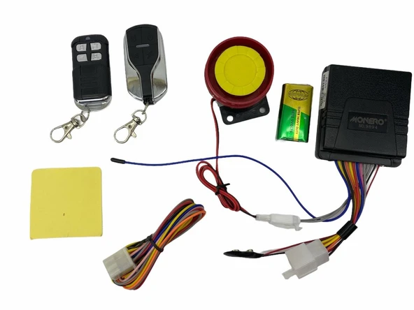 Motosiklet Alarm ve Çalıştırma Seti Pil Destekli ürün görseli