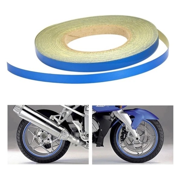 Motosiklet Mavi Jant Şeridi ürün görseli 1