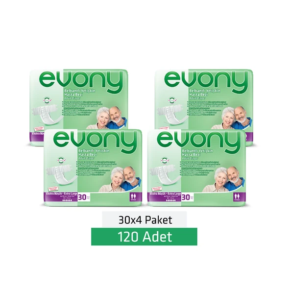 EVONY YETİŞKİN HASTA BEZİ EXTRA LARGE 120 ADET - 2