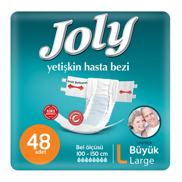 JOLY YETİŞKİN BEZİ LARGE 48 ADET