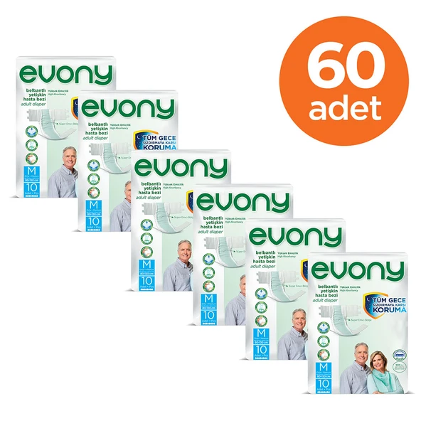 EVONY YETİŞKİN HASTA BEZİ MEDIUM 60 ADET - 3