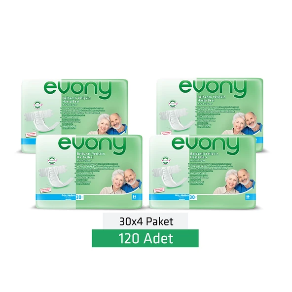 EVONY YETİŞKİN HASTA BEZİ MEDIUM 120 ADET - 2