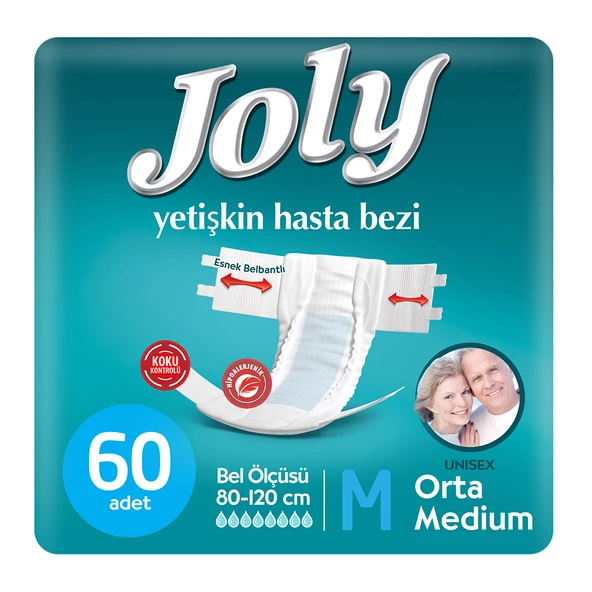 JOLY YETİŞKİN HASTA BEZİ MEDIUM 60 ADET