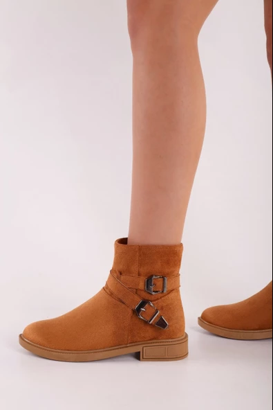 SOLMAZ SUKİE TABA SÜET TOKALI KADIN BOT - Resim 3