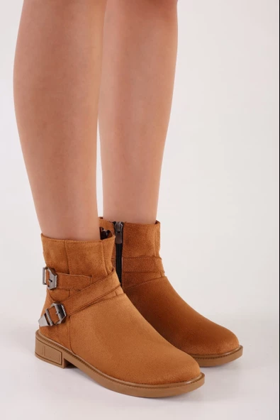 SOLMAZ SUKİE TABA SÜET TOKALI KADIN BOT - Resim 2