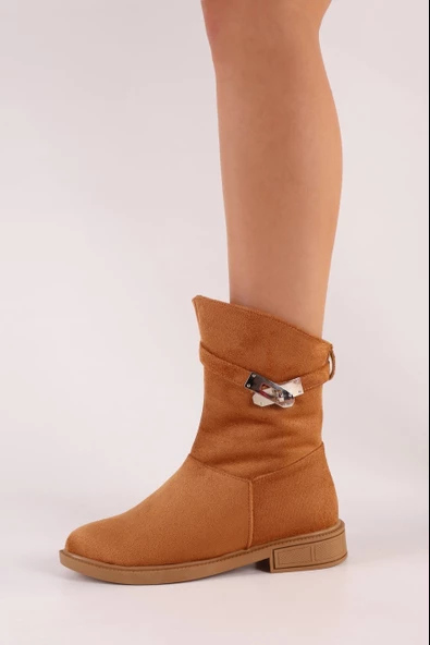 SOLMAZ MAYSLİE TABA SÜET TOKALI BOT - Resim 5