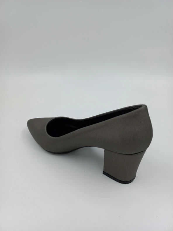 SOLMAZ LESSA PLATİN VİRGİNİA SATEN KADIN AYAKKABI - Resim 2