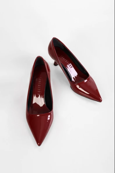 SOLMAZ JAVIER BORDO RUGAN STİLETTO - Resim 4