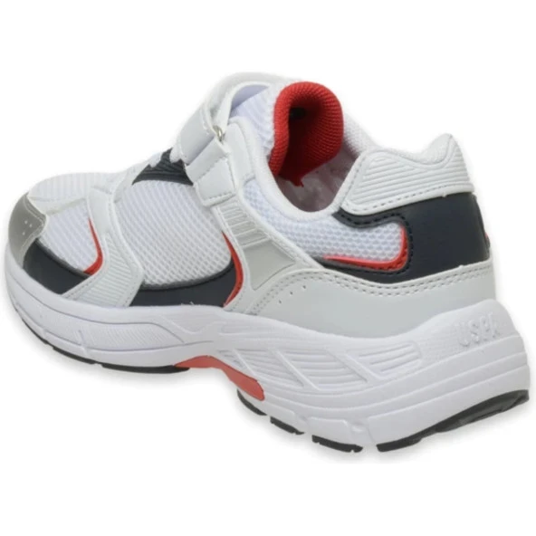 US POLO ASSN FELIX BEYAZ ÇOCUK SNEAKER - Resim 2