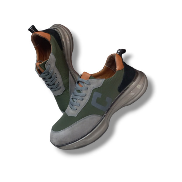 Growish GR0156 Anorak Keten İthal Taban Sneaker Yürüyüş Ayakkabısı