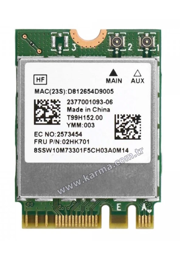 Realtek RTL8822CE 802.11ac/abgn PCIE WLAN With Bluetooth 5.0 Notebook WiFi Card