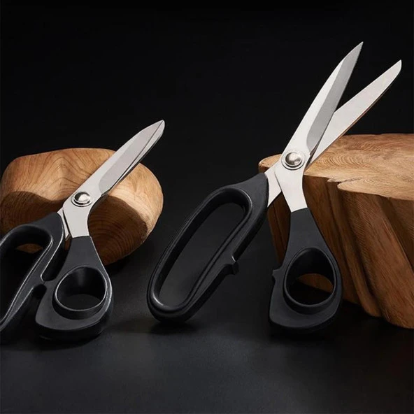 FDMSTAR 8 İnç (20cm) Plastik Saplı Profesyonel Paslanmaz Çelik Terzi Makası - Resim 4