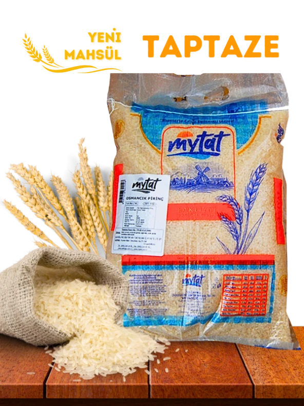 Mytat Doğal Yerli Üretim Osmancık Pirinç 5 kg (ÇUVAL) - 2