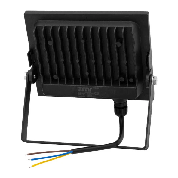 ZMR 30 WATT - 220 VOLT 6500K IP66 150* IŞIK AÇISI SİYAH SLİM KASA LED PROJEKTÖR - 5
