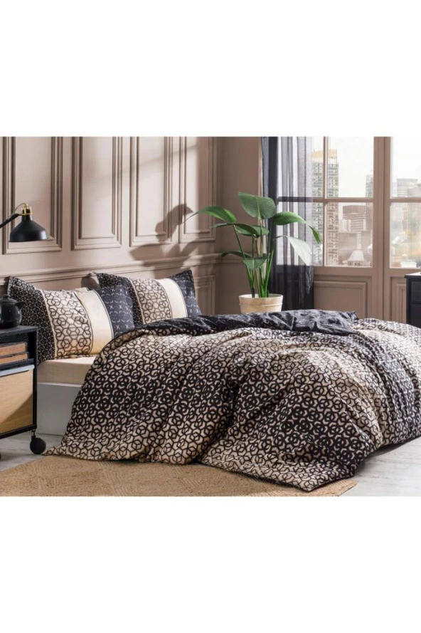 Özdilek Tek Kişilik Ranforce Nevresim Takımı Noche Siyah - 4