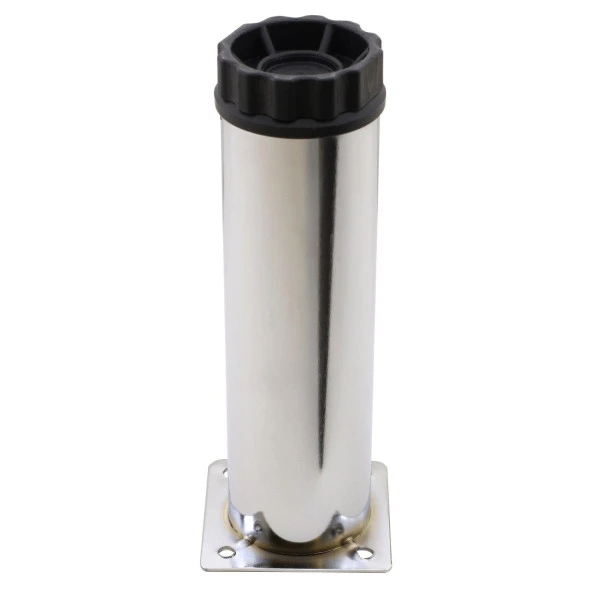 Ayarlanabilir Mobilya Kanepe Baza Koltuk Metal Destek Yükseltici Ayağı 15 cm Krom Ayakları (8 ADET) - 5
