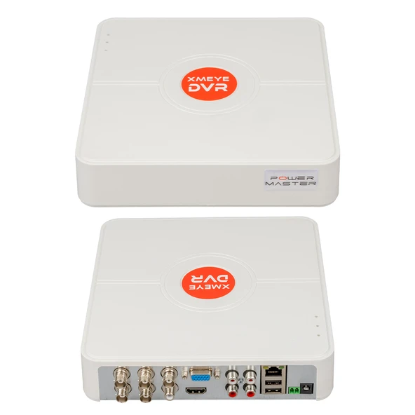 POWERMASTER PM-12180 4 KANAL 5MP DESTEKLİ 1080N H265 XMEYE VİDEO ÇIKIŞLI DVR/XVR KAYIT CİHAZI - 4