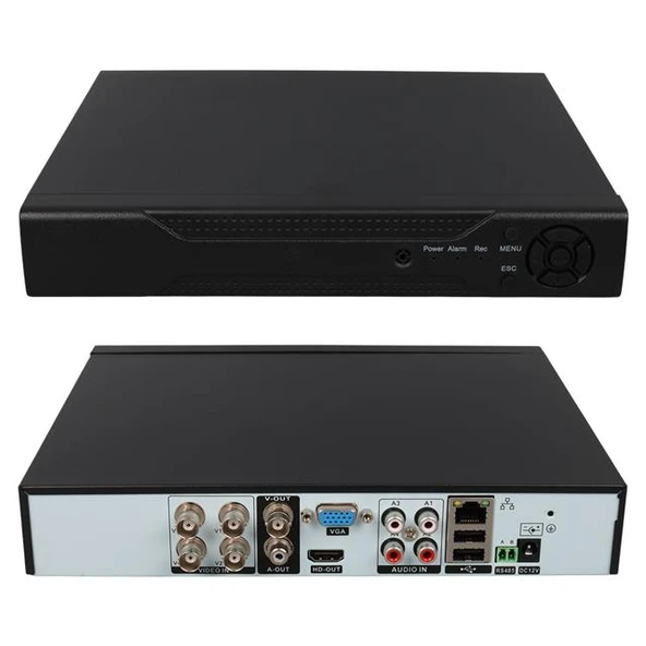 Powermaster PM-12180 4 Kanal 5MP Destekli 1080N H265 Xmeye Video Çıkışlı DVR/XVR Kayıt Cihazı - Resim 7