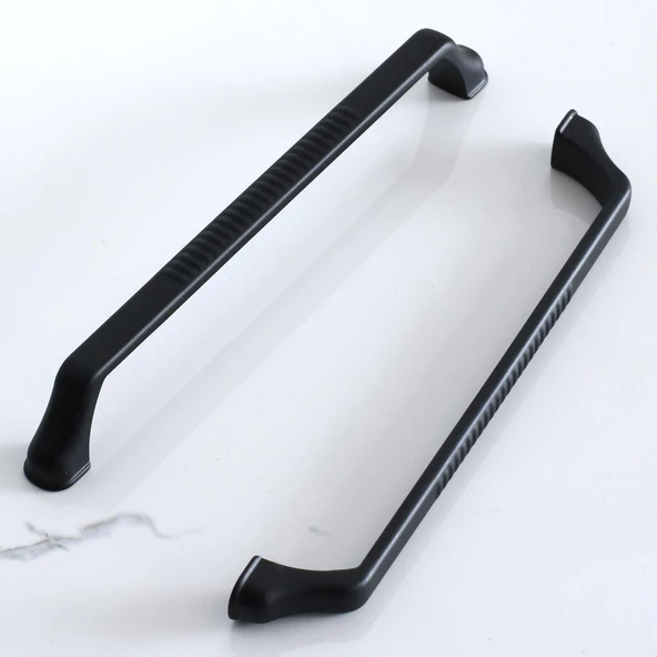 Defne 128 mm Siyah Kulp Mobilya Çekmece Mutfak Dolabı Dolap Kapak Kulpları Kulpu Kulbu Metal 128 mm - 8