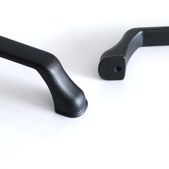 Defne 128 mm Siyah Kulp Mobilya Çekmece Mutfak Dolabı Dolap Kapak Kulpları Kulpu Kulbu Metal 128 mm - 6