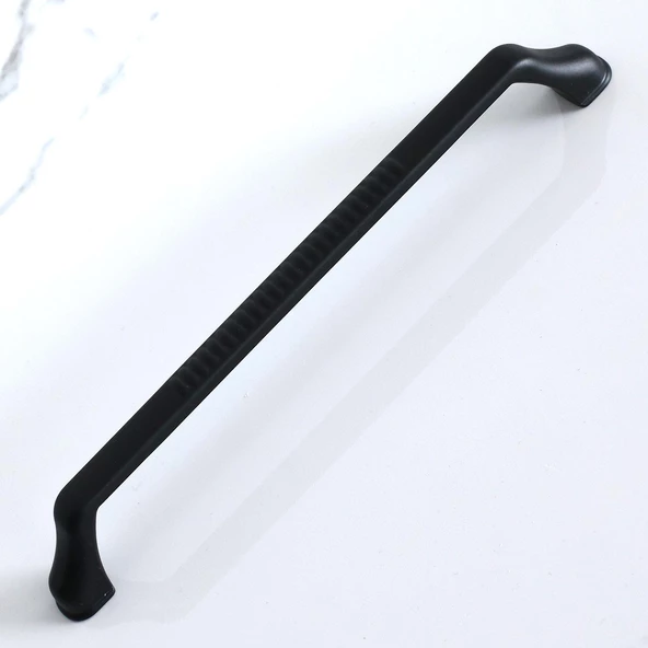 Defne 128 mm Siyah Kulp Mobilya Çekmece Mutfak Dolabı Dolap Kapak Kulpları Kulpu Kulbu Metal 128 mm - 4