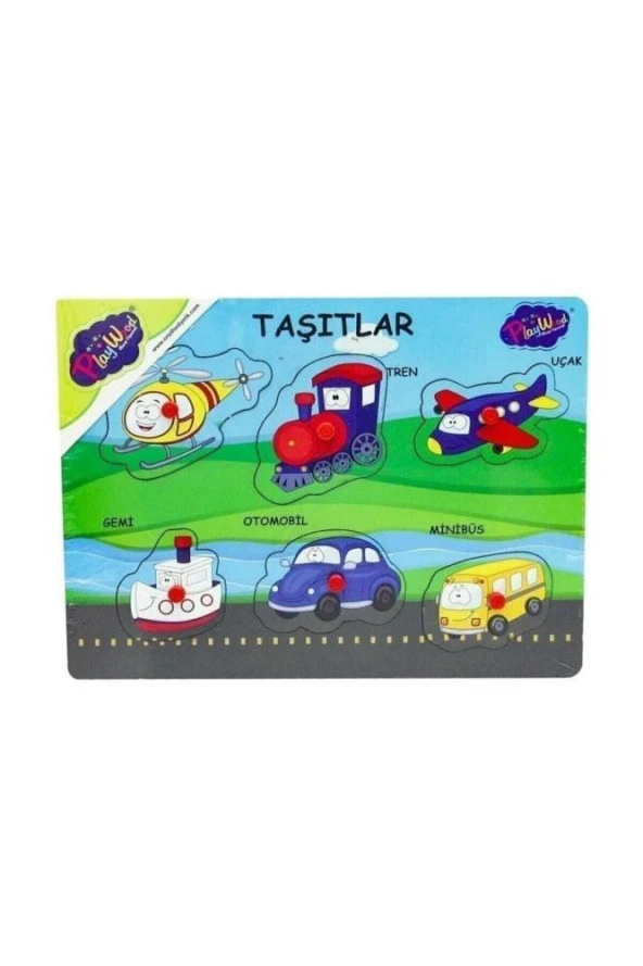 Play Wood Ahşap Tutmalı Taşıtlar ONY-145