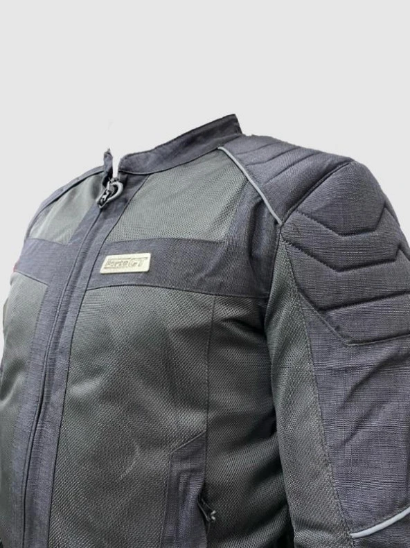 Forte Gt 2001057 Dark Night Yazlık Mont 3 Kademeli Korumalı Motosiklet Montu 5XL Beden Siyah - 2