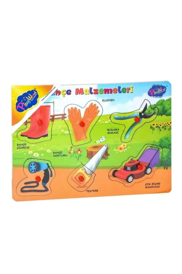 Play Wood Ahşap Tutmalı Bahçe Malzemeleri ONY-293 - 3