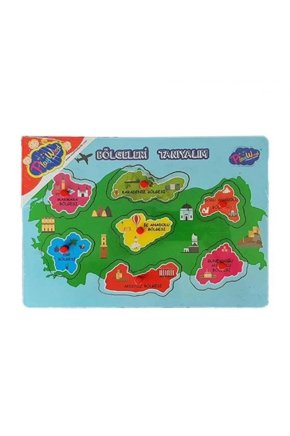 Play Wood Ahşap Tutmalı Kitapları ve Bölgeleri Tanıyalım