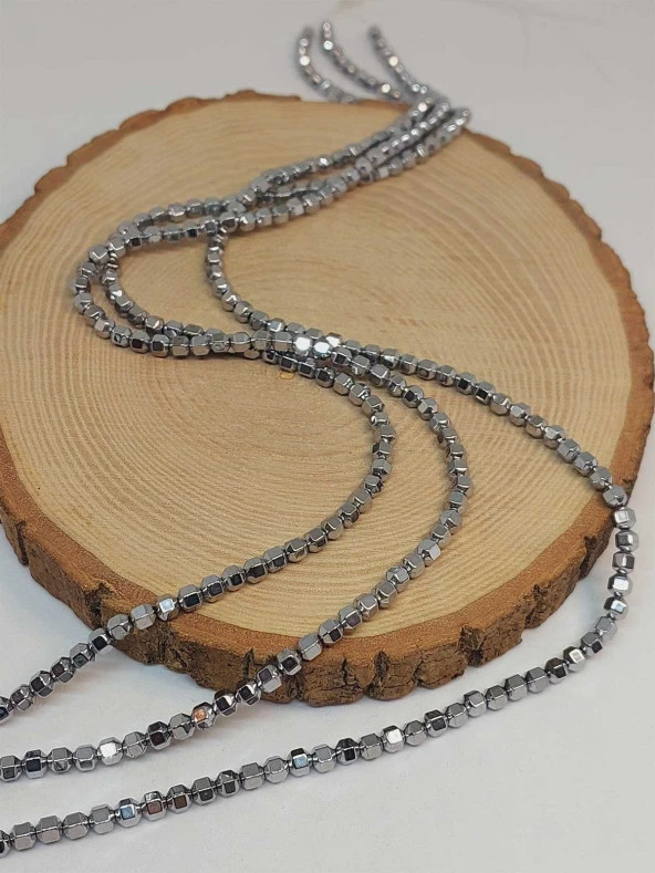 Hematit Taşı Dizi 4mm (49624) - Resim 3