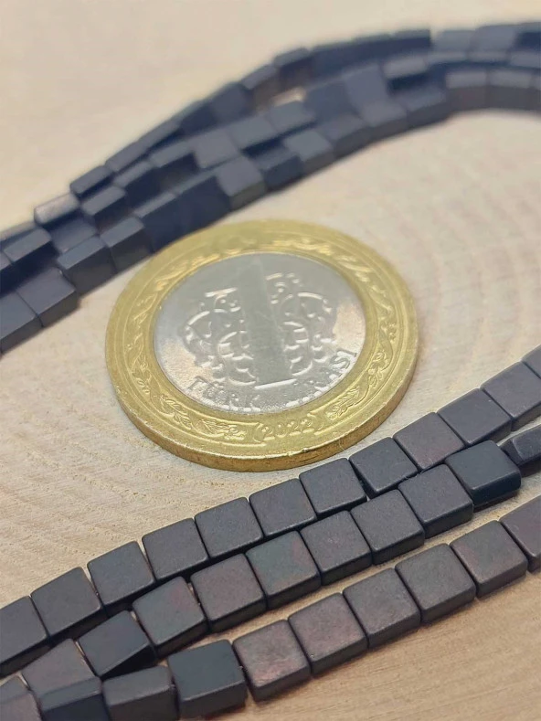 Hematit Taşı Dizi 4*2mm (49626) - Resim 2