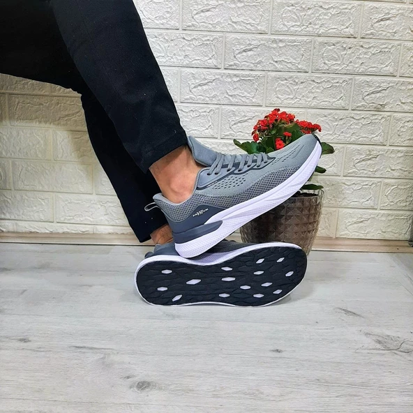 M.P 1603 Gri renk Rahat Koşu Erkek Spor Ayakkabı - 2