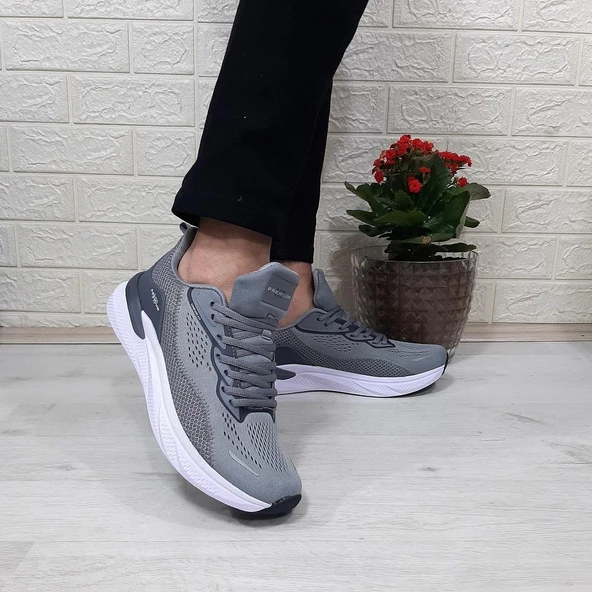 M.P 1603 Gri renk Rahat Koşu Erkek Spor Ayakkabı