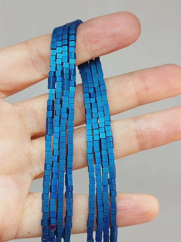 Hematit Taşı Dizi 2*2mm (49652) ürün görseli 1