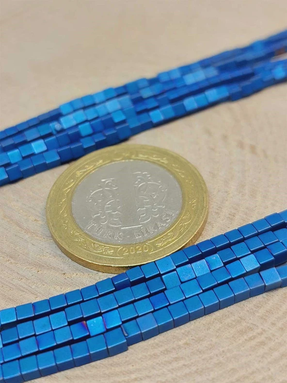 Hematit Taşı Dizi 2*2mm (49652) - Resim 2