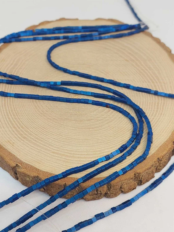 Hematit Taşı Dizi 2*2mm (49652) - Resim 3