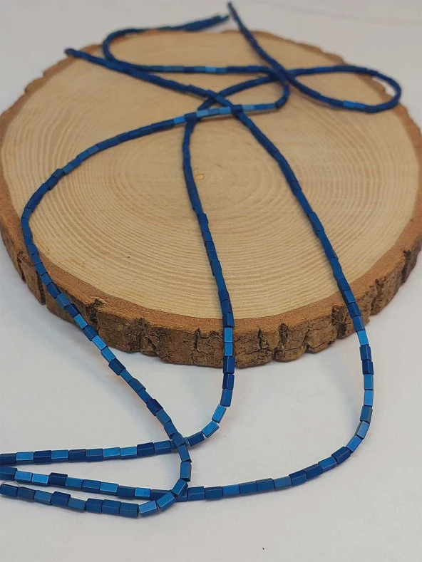 Hematit Taşı Dizi 2*4mm (49658) - Resim 3