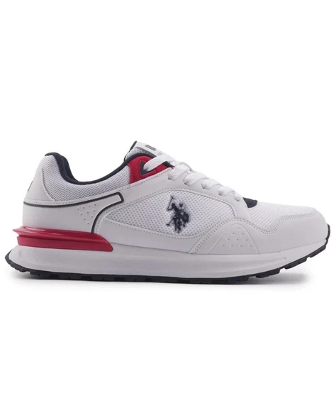 U.s. Polo Assn. Martin 4Fx Erkek Beyaz-Lacivert-Kırmızı Sneaker Ayakkabı