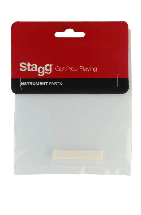 AKUSTİK GİTAR İÇİN ÜST KEMİK EŞİK (KESİLMEMİŞ) STAGG SP NTWS BONE12