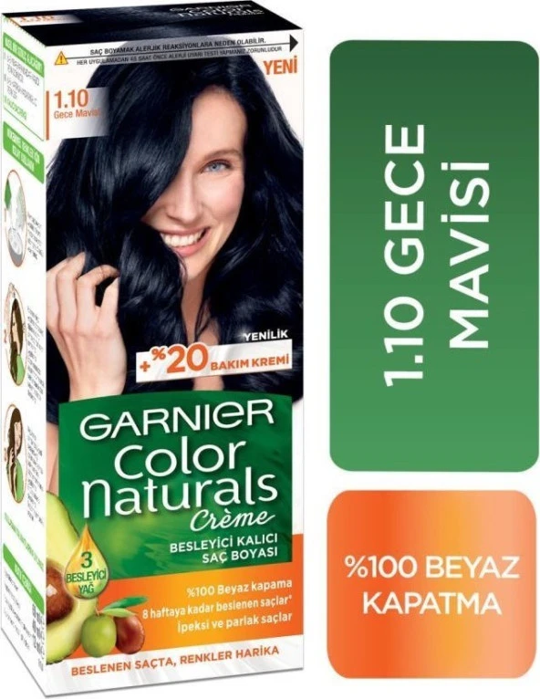 Garnier Color Naturals 1.10 Gece Mavisi