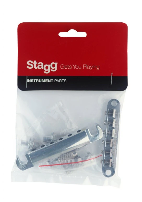 LES POUL ELEKTRO GİTARLAR İÇİN KÖPRÜ STAGG SP BRLP CH - Resim 2