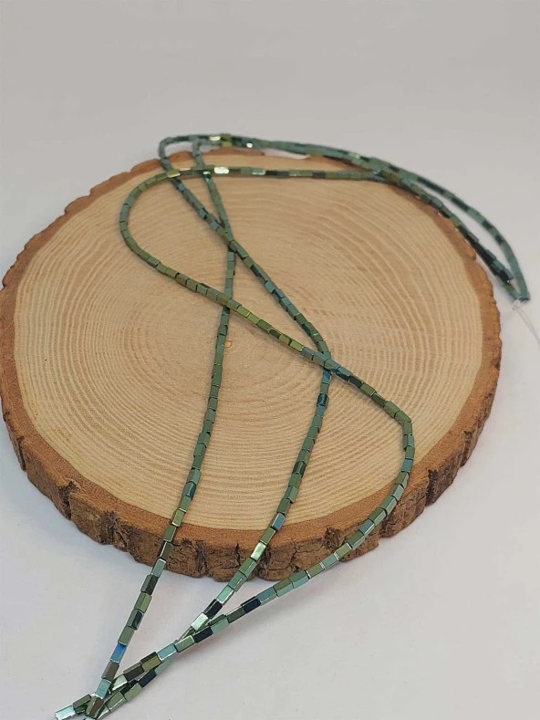 Hematit Taşı Dizi 2*4mm (49666) - Resim 3