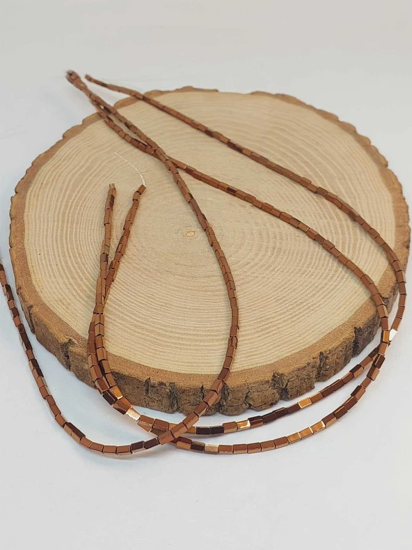 Hematit Taşı Dizi 2*4mm (49664) - Resim 3