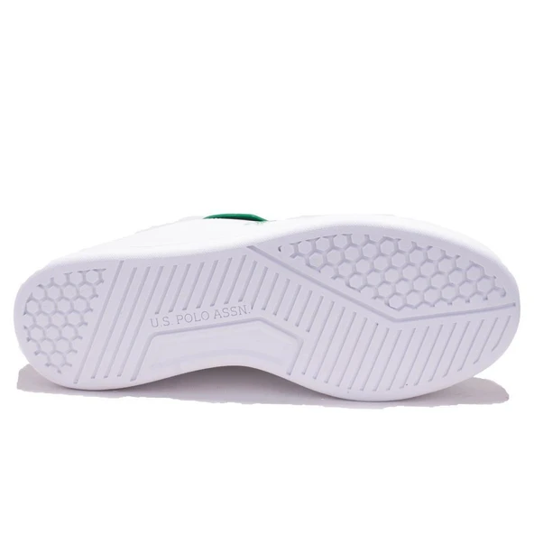 U.S Polo Assn CostaCN Beyaz Yeşil Ortopedik Günlük  Erkek Spor Ayakkabı - 4