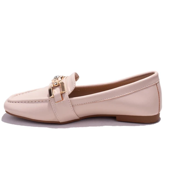 Dagoster DZA07-8692050CN Bej Günlük Babet Kadın Ayakkabı - 3