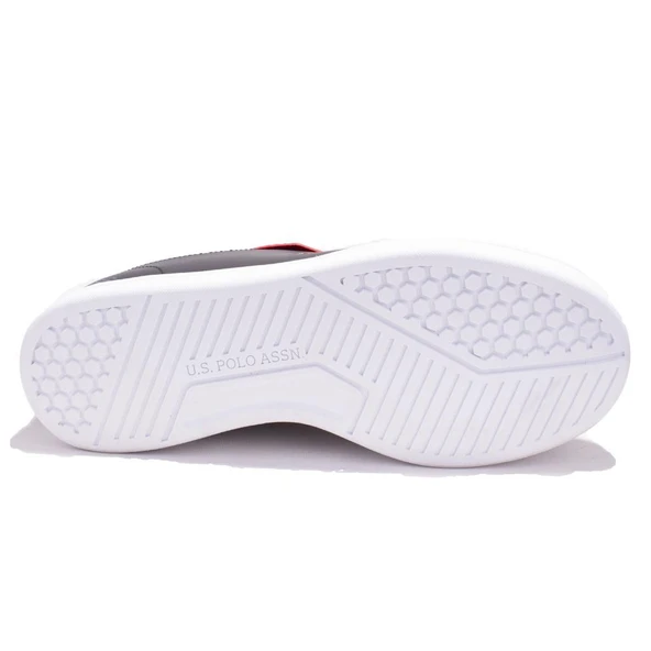 U.S Polo Assn CostaCN Siyah Kırmızı Ortopedik Günlük  Erkek Spor Ayakkabı - Resim 4