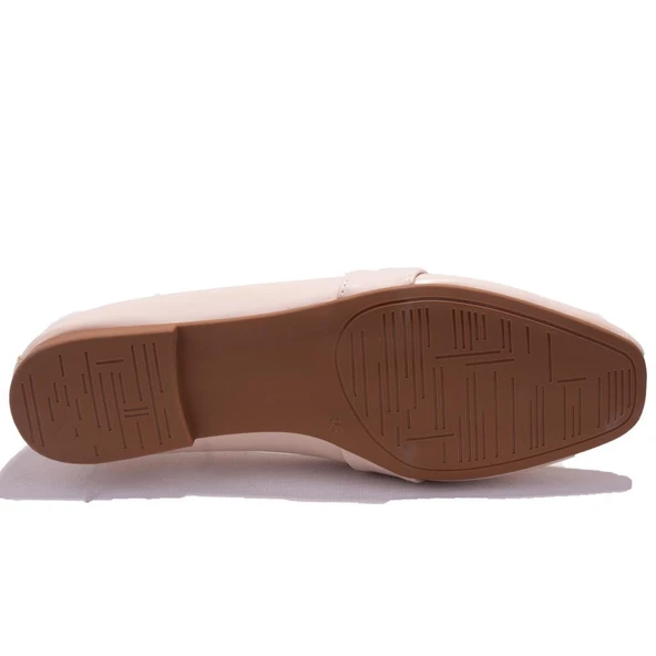 Dagoster DZA07-8692050CN Bej Günlük Babet Kadın Ayakkabı - 4