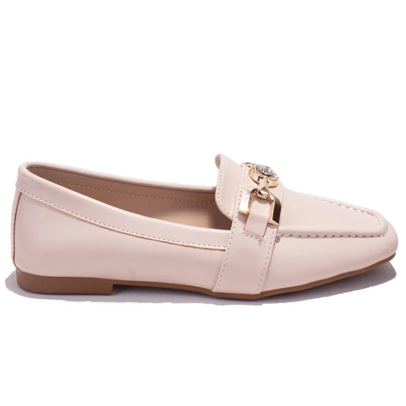 Dagoster DZA07-8692050CN Bej Günlük Babet Kadın Ayakkabı - 2