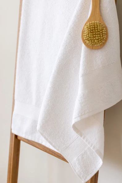 Sharm 2'li %100 Pamuk I Banyo Havlu Seti I Hamam Takımı I Çeyizlik Set I 50x85cm + 70x140cm - 6